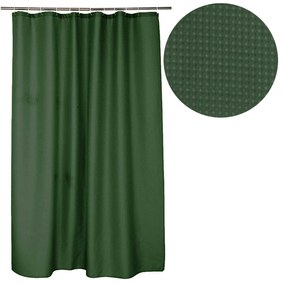 Κουρτίνα Μπάνιου (180x200) Με Κρίκους L-C Quartz Khaki 1801072