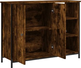 vidaXL Ντουλάπι Καπνιστή Δρυς 100x33x75 εκ. από Επεξεργασμένο Ξύλο