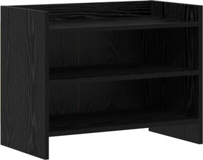 vidaXL Ντουλάπι TV 60 x 33 x 47 εκ. Μαύρη Δρυς Επεξεργασμένο Ξύλο