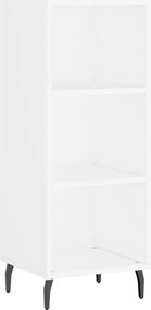 vidaXL Ντουλάπι Λευκό 34,5 x 34 x 180 εκ. από Επεξεργασμένο Ξύλο