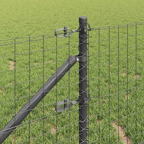 vidaXL Στύλος Περιφράξεων Άλλο 26 pcs Ασημί 3.2 x 3.2 x 100 εκ Ατσάλι
