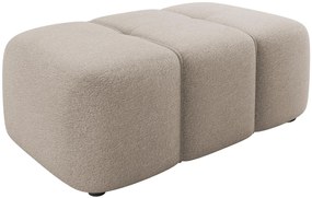 Πουφ Furyn-Καφέ Ανοιχτό