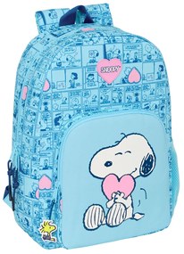 Σχολική Τσάντα Snoopy Love Μπλε 30 x 46 x 14 cm