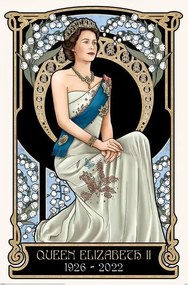 Αφίσα Art Nouveau - The Queen Elizabeth II, (61 x 91.5 cm)