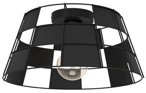 Φωτιστικό Οροφής Eglo 43891 PONTEFRACT Μαύρο Ματ (Black Mat)