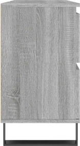 vidaXL Ντουλάπι Μπάνιου Γκρι Sonoma 80 x 33 x 60 εκ. από Επεξεργ. Ξύλο