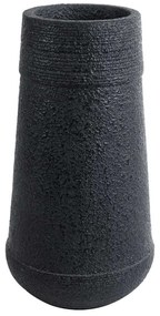 Κασπώ Δαπέδου Jaklin 20723 Φ34x62cm Black GloboStar Cement