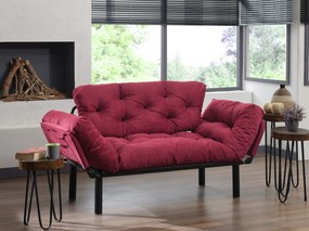 Διθέσιος Καναπές Κρεβάτι Κεραμιδί NITTA 70x150x85