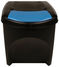vidaXL Κάδοι Απορριμμάτων Στοιβαζόμενοι 4 τεμ. Ανθρακί 100 L