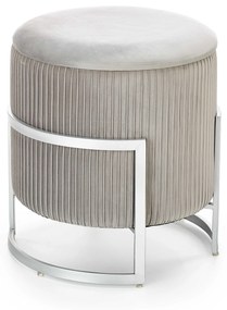 CRICKET pouffe color: light grey DIOMMI V-CH-CRICKET-PUFA-J.POPIEL