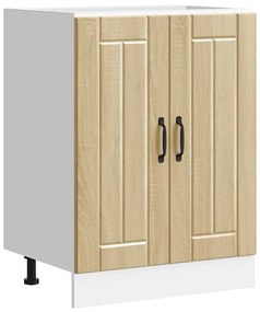 vidaXL Ντουλάπι βάσης νεροχύτη "Lucca" Sonoma Oak Engineered Wood