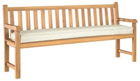 vidaXL Μαξιλάρι Παλέτας για Πάγκο Κρεμ 180x40x8 εκ. Ύφασμα Oxford
