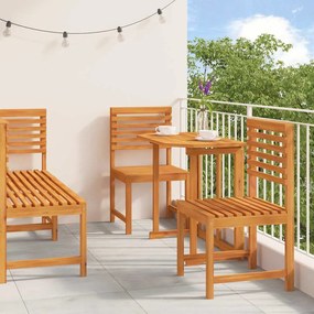 vidaXL Σετ Μπιστρό Κήπου 5 pcs Καφέ Μασίφ ξύλο ακακίας