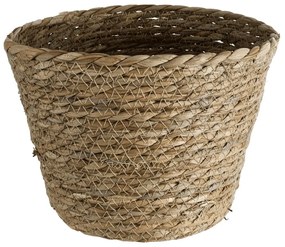 Καλάθι - Κασπώ Patmos 20269 Φ20x15cm Brown GloboStar Grass