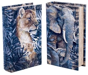 Καλάθια, κουτιά Signes Grimalt  Βιβλίο Βιβλίο Τίγρης Και Ελέφαντα 2 Μονάδες