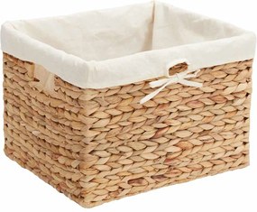 vidaXL Καλάθια Αποθήκευσης 3 pcs Φυσικό Υάκινθος νερού