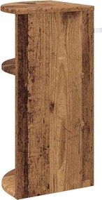 vidaXL End Table Παλιό ξύλο 29,6 x 29,6 x 60 εκ Επεξεργασμένο ξύλο