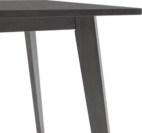 Τραπέζι Benson MDF με καπλαμά  χρώμα rustic grey 80x80x75εκ 80x80x75 εκ.