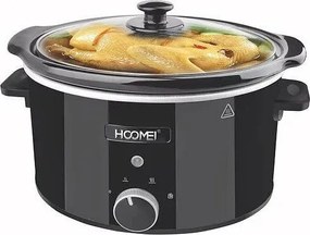 Hoomei HM-5340 Ηλεκτρική Γάστρα 200W με Χωρητικότητα 3.5lt Μαύρη