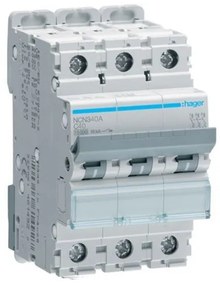 Αυτόματη Ασφάλεια 10Ka C 3x40A NCN340A Hager NCN340A