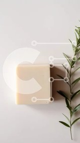 Intra Συλλεκτικό Ξύλινο Παζλ Plywood  4mm - Σαπούνι με κλωναράκι δεντρολίβανου Σε Ξύλινο Κουτί - Διαστάσεις Puzzle: 10x10 cm – 25 κομμάτια