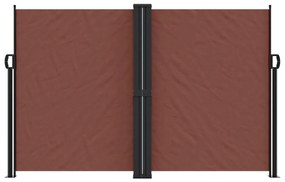 vidaXL Σκίαστρο Πλαϊνό Συρόμενο Καφέ 160 x 1000 εκ.