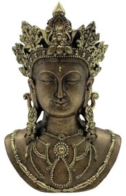 Διακοσμητική Φιγούρα Goddess 021866 19,9x11,9xH29,4cm Gold Polyresin