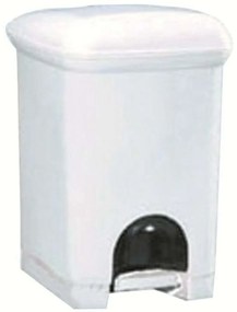 Κάδος Απορριμμάτων Jugo 17-0455 7L 21x24x30cm Πλαστικό White Gloria Plastic