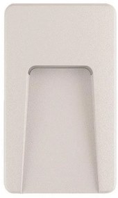 Απλίκα φωτιστικό τοίχου SLIM LED 3W IP65 230V 90X150MM PRO στεγανό Ferrara-145-52021-Λευκό 145-52021