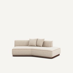 Γωνία καναπέ δεξιά από ανάγλυφο ύφασμα, JACOPO