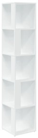vidaXL Ντουλάπι Γωνία Λευκό 33 x 33 x 164,5 εκ. από Επεξ. Ξύλο