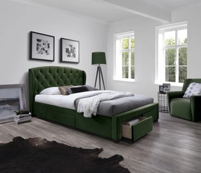 SABRINA bed dark green DIOMMI V-CH-SABRINA-LOZ-C.ZIELONY