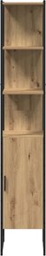 vidaXL Ντουλάπι Μπάνιου artisan δρυς 33 x 33 x 185,5 εκ