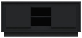 vidaXL Έπιπλο Τηλεόρασης Μαύρο 102x35x45 εκ. Επεξεργασμένο Ξύλο