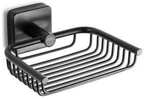 Σαπουνοθήκη Quattro 4303 55 13x14x5,5cm Black Karag Stainless Steel