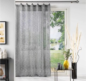 Κουρτίνα Linka Douceur d'intérieur - 140x240cm - Σκούρο Γκρι