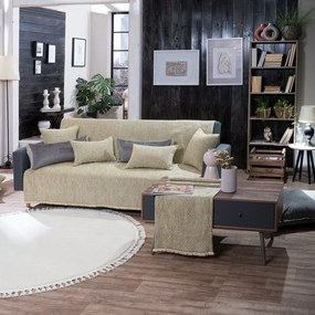 Ριχτάρι Brooklin 17 Yellow Teoran Armchair Acrylic,Cotton,Polyester