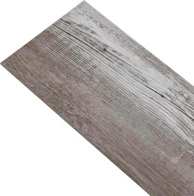 vidaXL Πλάκες Δαπέδου 5,02 m² 36 pcs PVC Ματ Ξύλο Καφέ