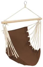 vidaXL Αιώρα Πτυσσόμενη Καφέ