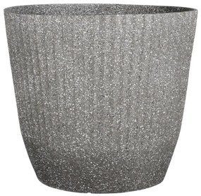 Supergreens Γλάστρα PVC "Terazzo" Γκρι 45x45x40,5 εκ.