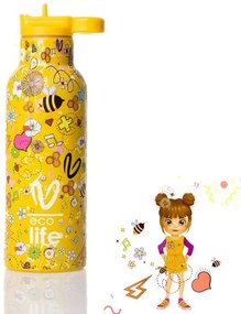 Ecolife Θερμός – Μπουκάλι X Vasiliki 500ml Joy 33-BO-2323