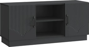 vidaXL Ντουλάπι TV 102 x 34,5 x 47 εκ Μαύρο Επεξεργασμένο Ξύλο
