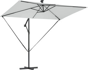 vidaXL Ομπρέλα ηλίου 294 x 200 x 270 εκ Πολυεστέρας και Αλουμίνιο