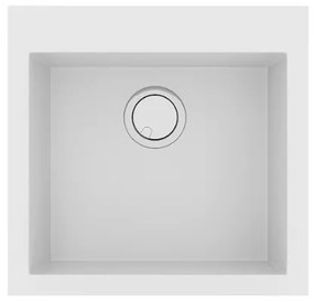 Sanitec Granite 816 Bianco Γρανιτένιος Νεροχύτης 50 1Β 50cm