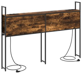 vidaXL Κεφαλάρι Αποθήκης Καπνιστή δρυς 160 cm Επεξεργασμένο ξύλο