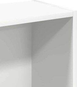 vidaXL Βιβλιοθήκη Λευκή 80x24x75 εκ. από Τεχνητό Ξύλο