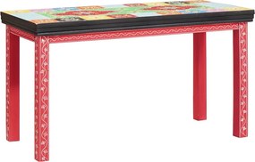 vidaXL End Table 2 pcs Πολύχρωμο Στερεό Ξύλο Μάνγκο και Μηχανικά Ξύλα