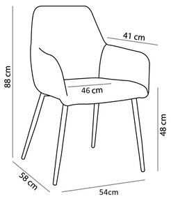 STONE ΚΑΡΕΚΛΑ ΠΟΛΥΘΡΟΝΑ ΤΣΑΓΑΛΙ 42x58xH88cm - 03-1050