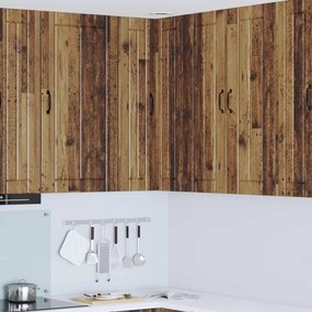 vidaXL Ντουλάπα Κουζίνας Παλιό ξύλο 57 x 57 x 100 εκ.