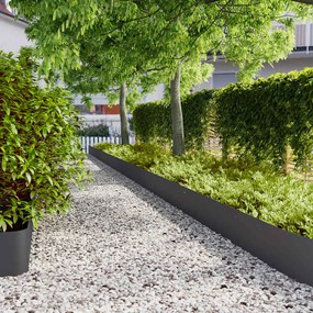 vidaXL Περίγραμμα γκαζόν 20 τμχ. 25 x 103 cm Κρύα έλαση από χάλυβα